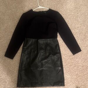 Ann Taylor Black Long Sleeve Dress